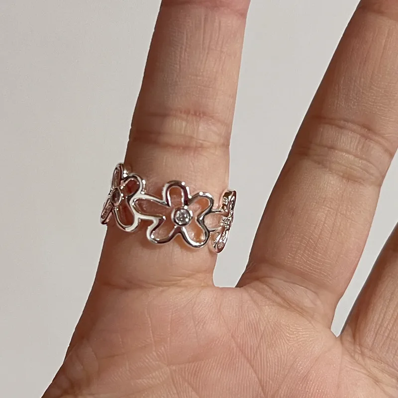CZ Open Ring for Women Luxury Wedding Anniversary Party Love Heart Ring Jewelry anillos Wholesale