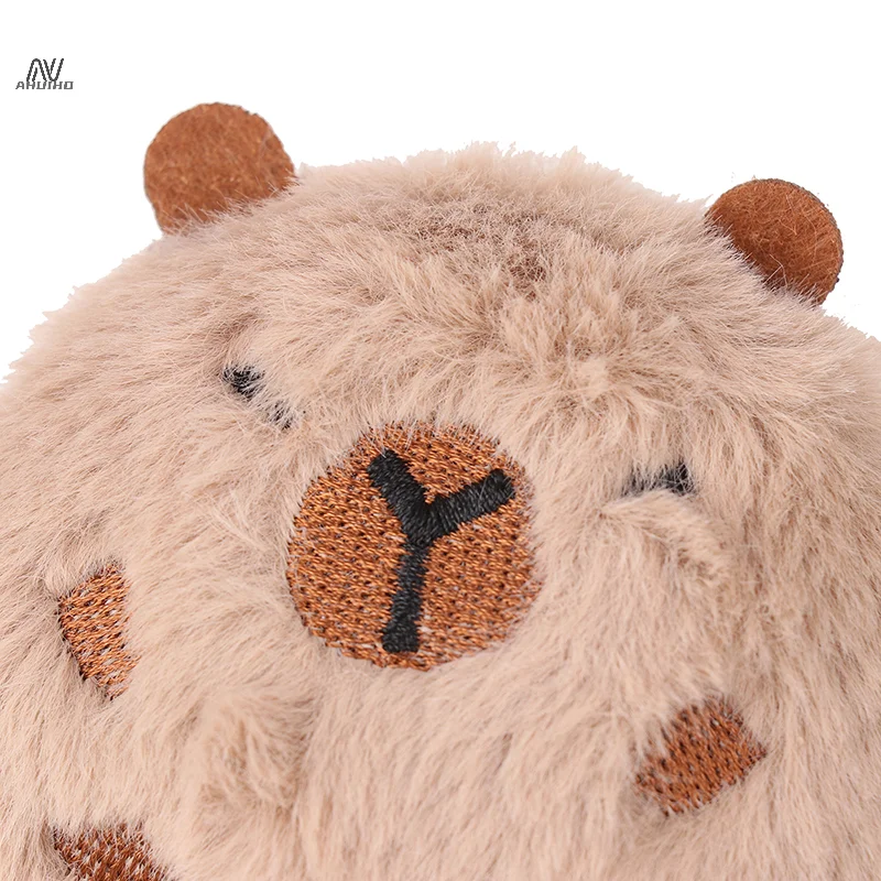 1PC Capybara Plush Brooch  Girl Clothes Badge Pins Backpacks Pendant Decoration Accessories Soft Cute Pin Student