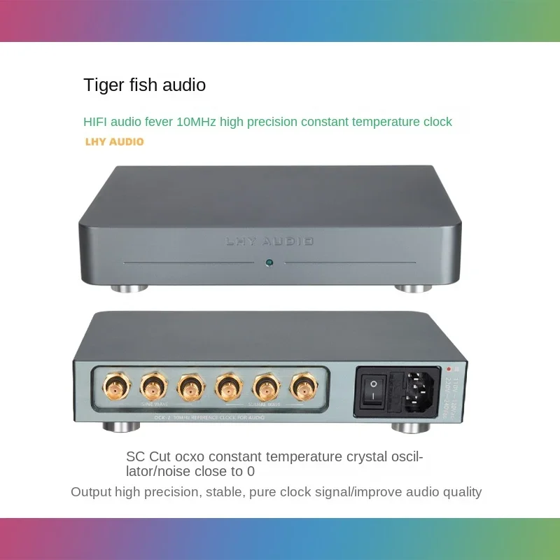 Lhyオーディオ-高精度クリスタルオシレーター,sc cut ocxo,超低相ノイズ,定数温度,時計,10mhz,超2秒