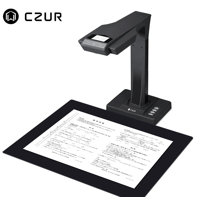 Czur Book Scanner Automatic ET25 Pro OCR A3 Document Camera 180+ Languages 32-bit High-Speed Library Searchable PDF/Tiff USB SDK