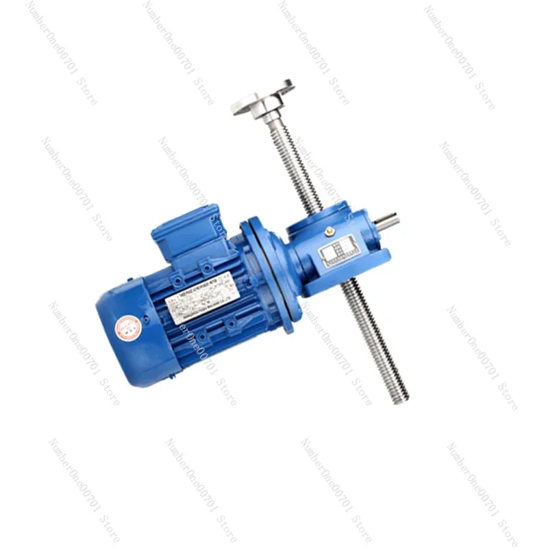 With Motor 1T/2.5T Worm Gear  Screw Rod  High-precision Vertical small-sized Lifting Platform Adjusting  Electric  Lifter