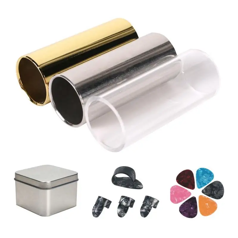 

Guitar Slide Ring 60mm Guitar Slide Bar Music Instrument Accessories Kit For Live Performance And Practice Tone Enhancement