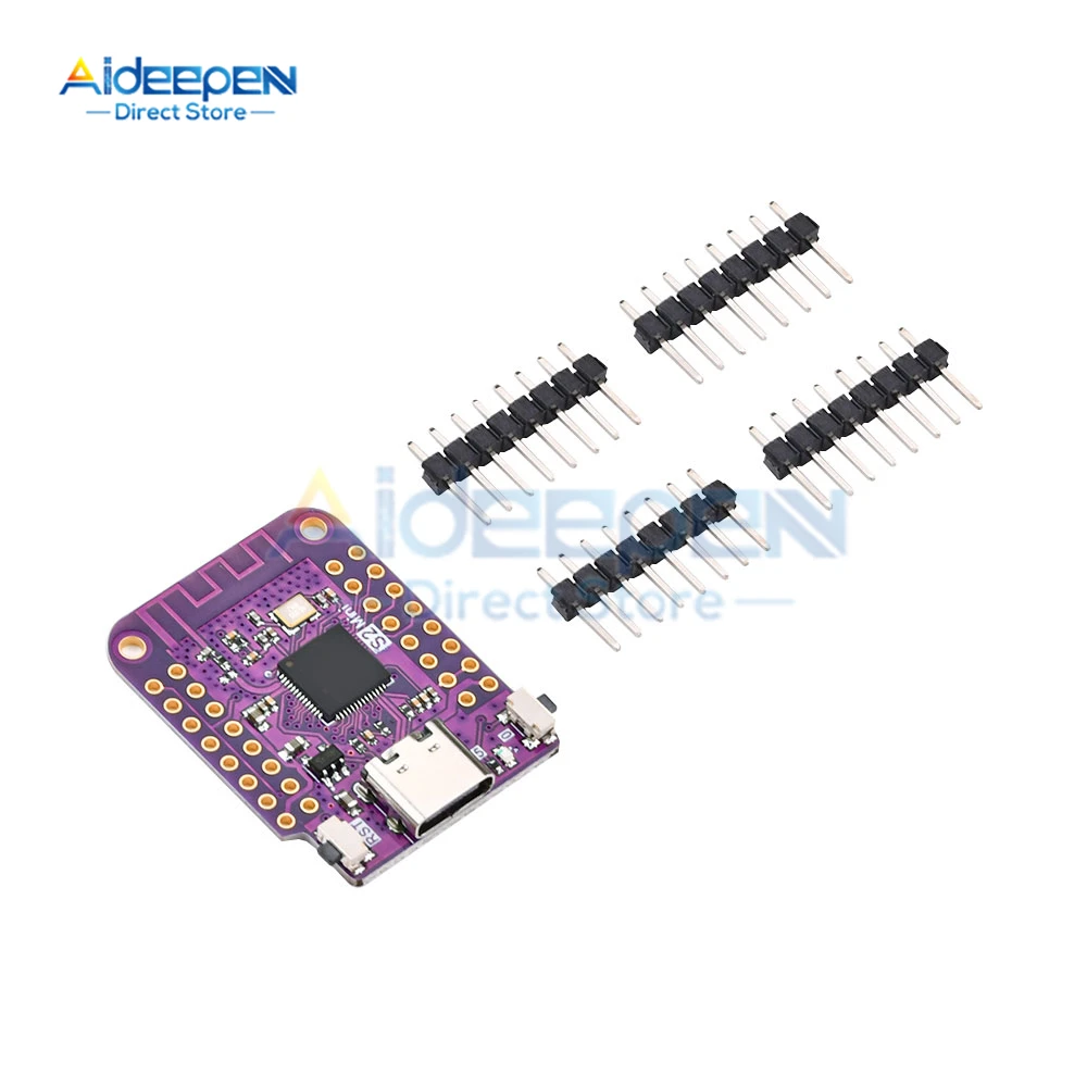 ESP32 S2 Mini WiFi Board Based ESP32-S2FN4R2 ESP32-S2 4MB Flash Type-C เชื่อมต่อใช้งานร่วมกับ MicroPython