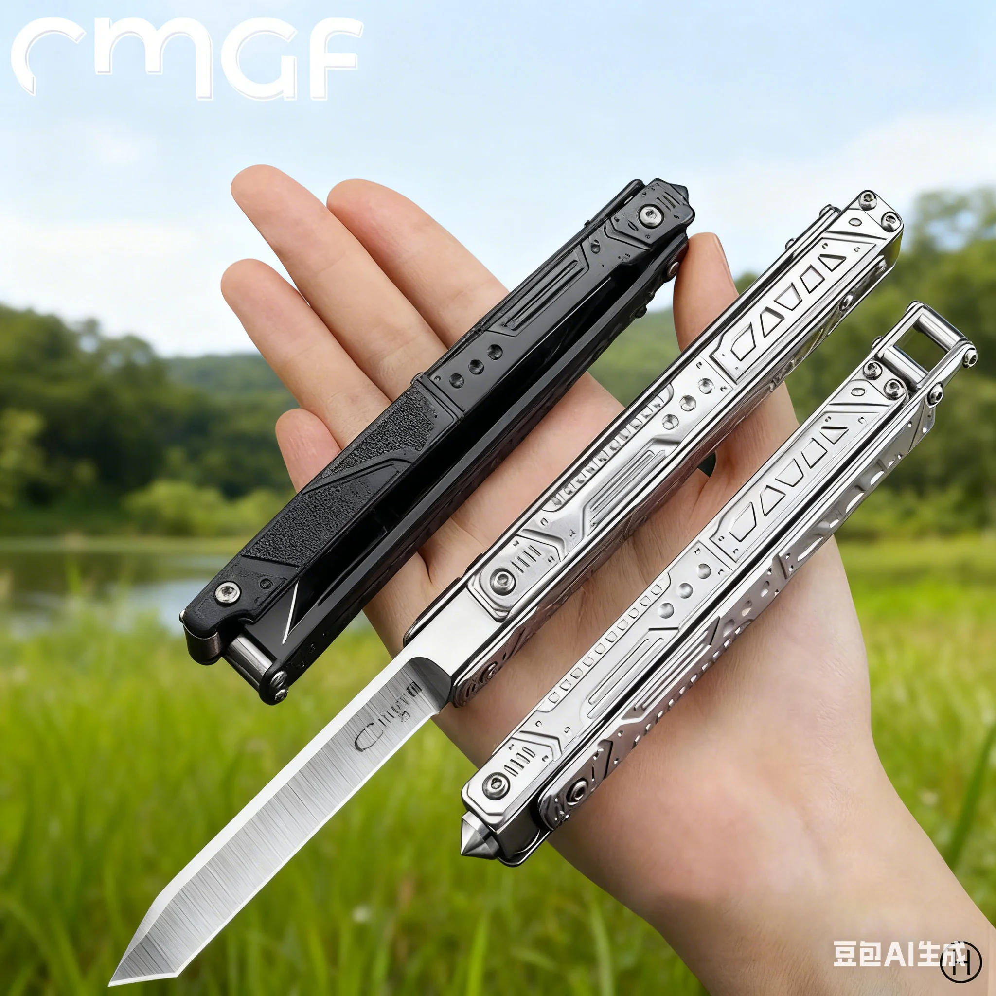 

A sharp and hard stainless steel fruit knife for household use. Carry a sharp meat or steak knife as kitchen tools