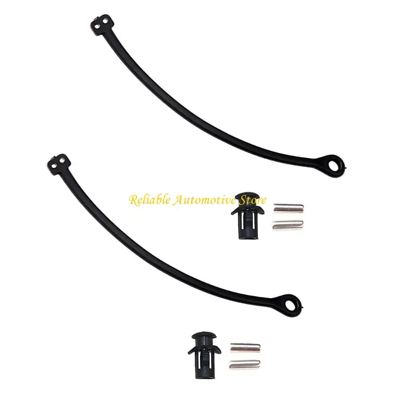 M68B Car Cap Tether 2 Piece Black Cord Replacement Set for Cars