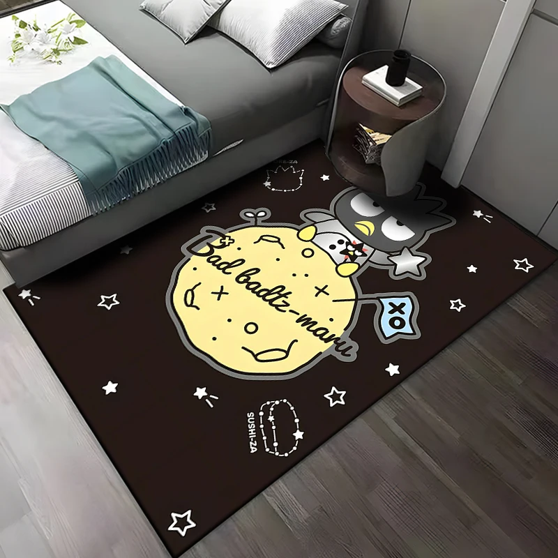 Sanrio Bad Badtz-Maru Pattern Rug Carpet for Living Room Bathroom Mat Creative Doormat Carpet for Bedroom Home Decor Area Rug