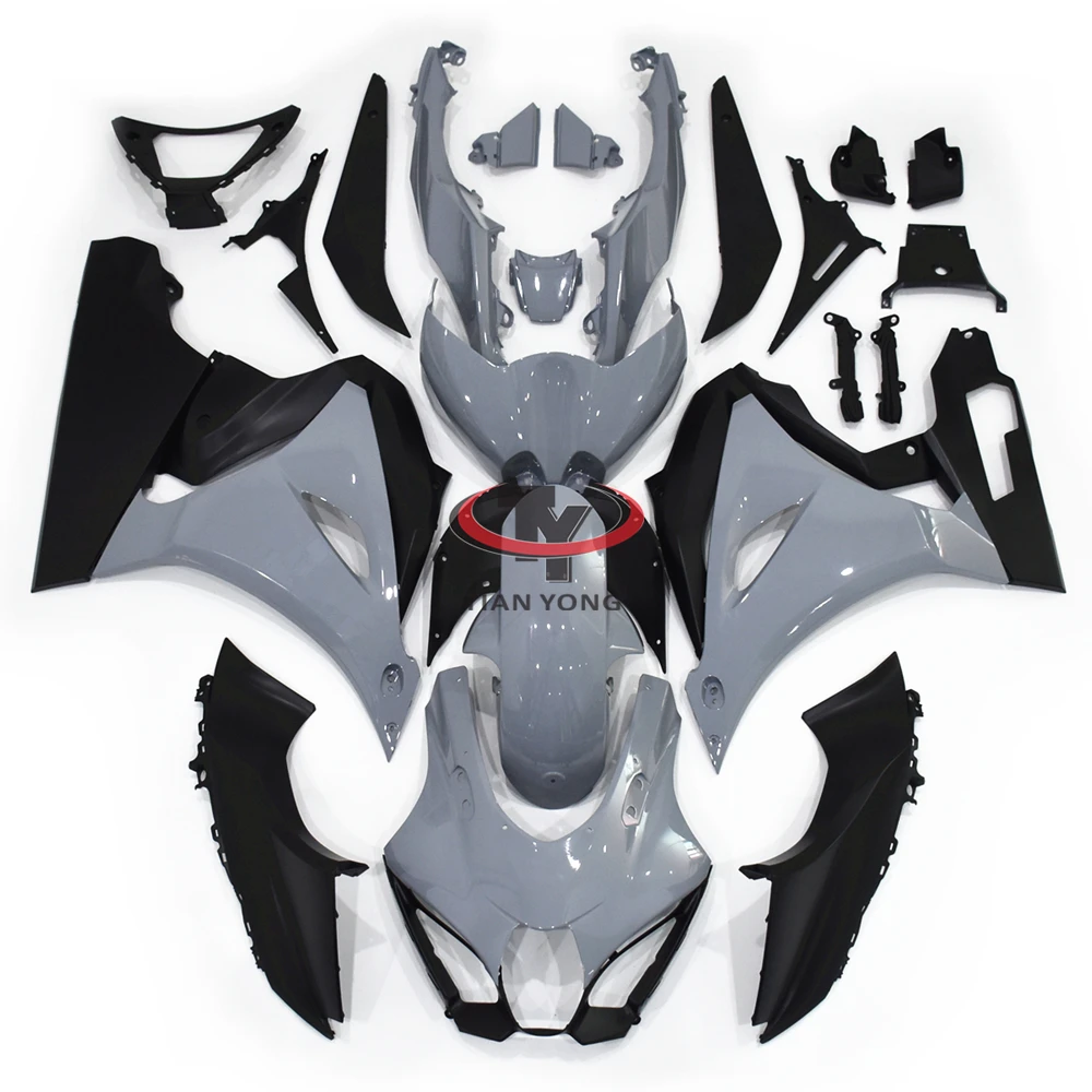 Motorcycle Full Fairing Kit Bodywork Cowling Injection Cement gray matte black For GSXR1000 GSXR 1000 K17 2017-2024