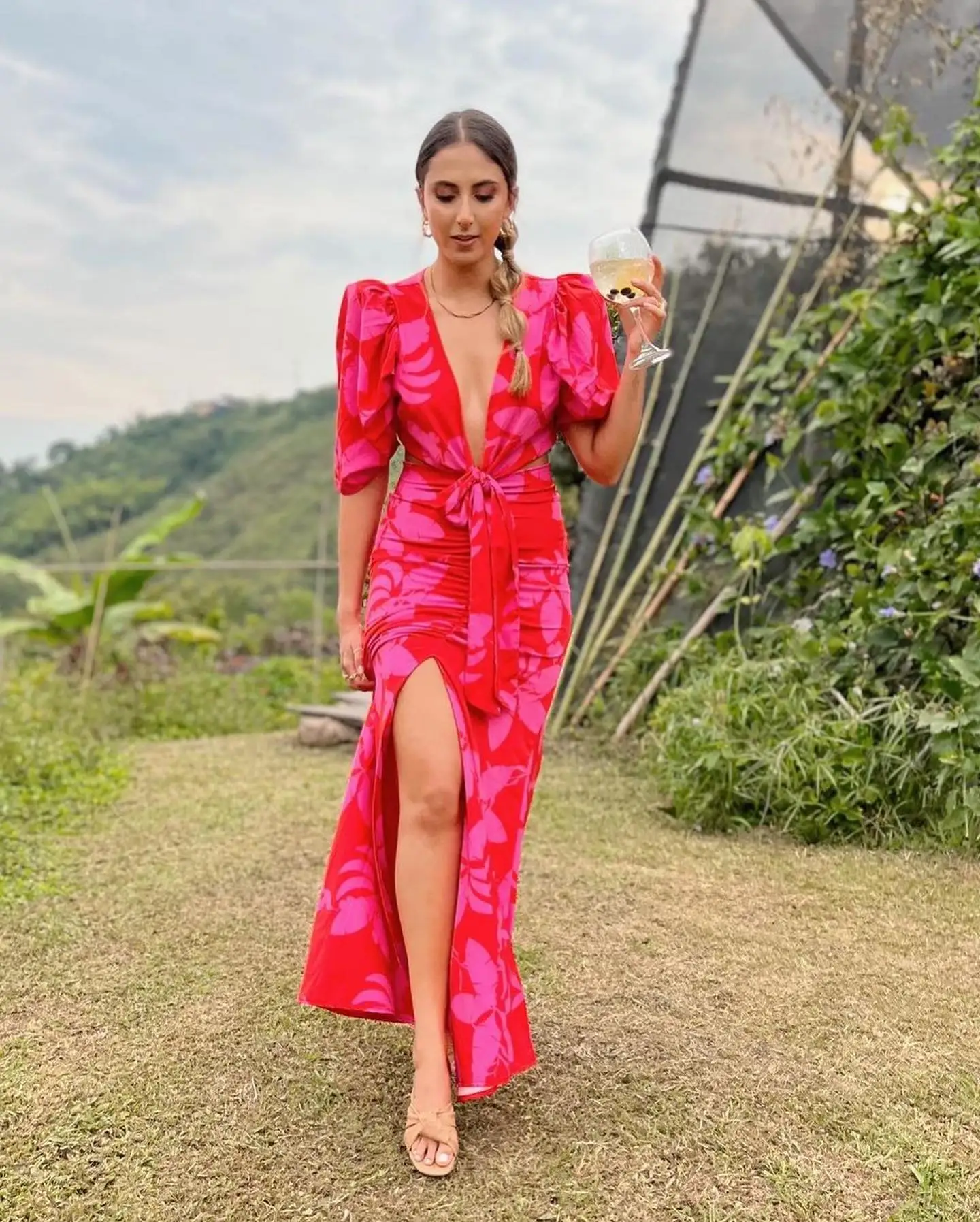 New In Colorful Elegent Long Dresses For Women 2024 Summer New In Long Sleeves Chic Gown Robe Ladies Dress Female Holiday Dress