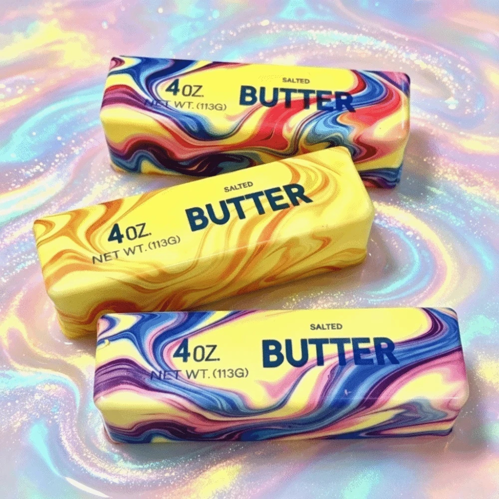 New Soft Butter Stick Slow Rebound Stress Relief Simulated Butter Pinch Decompression Slow Rising Relaxing Gift