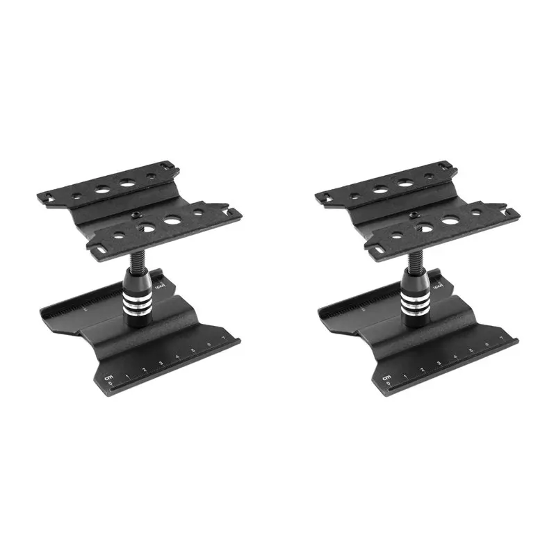 AS96-2X Metal Repair Station Work Stand Assembly Platform For 1/24 1/18 TRX4M SCX24 Fcx24 RC Crawler Black
