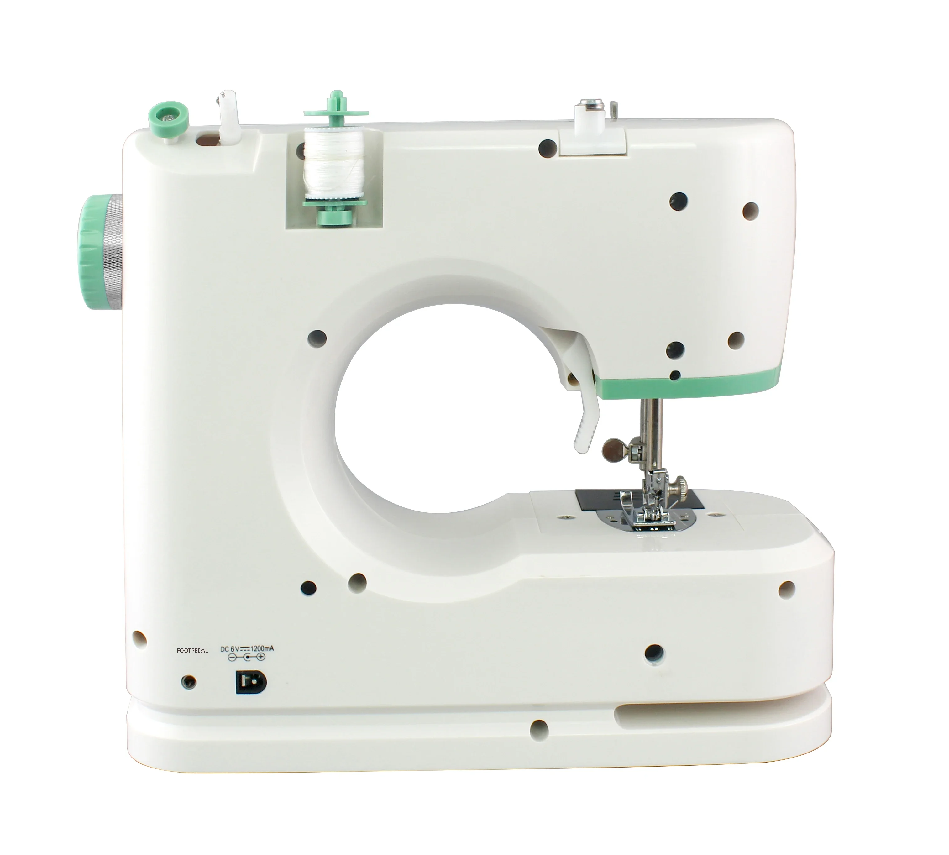 

Portable Mini Electric Sewing Machine with Night Light and Foot Pedal for Beginners