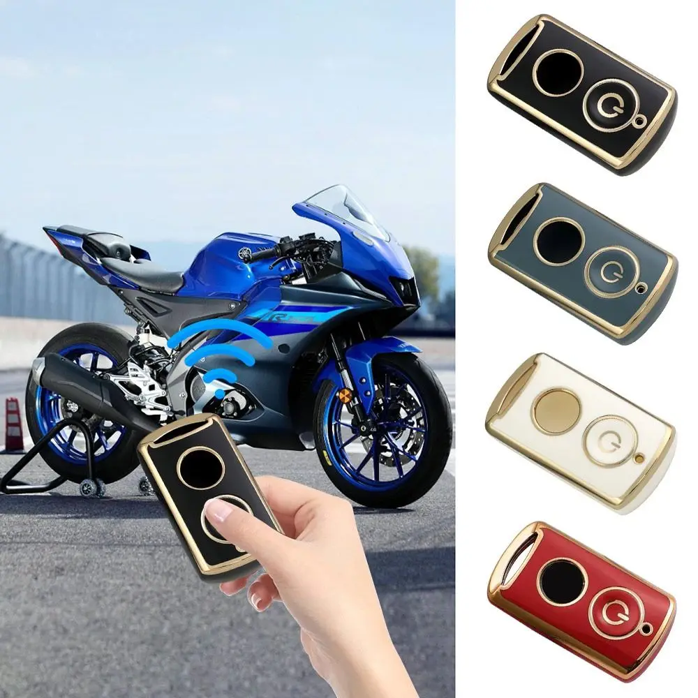 

TPU Car Key Case Colorful Key Fob Cover for Yamaha Nmax 2021 2022 NVX NVX155 XMAX XMAX300 QBIX AEROX JAUNS 2018 2019