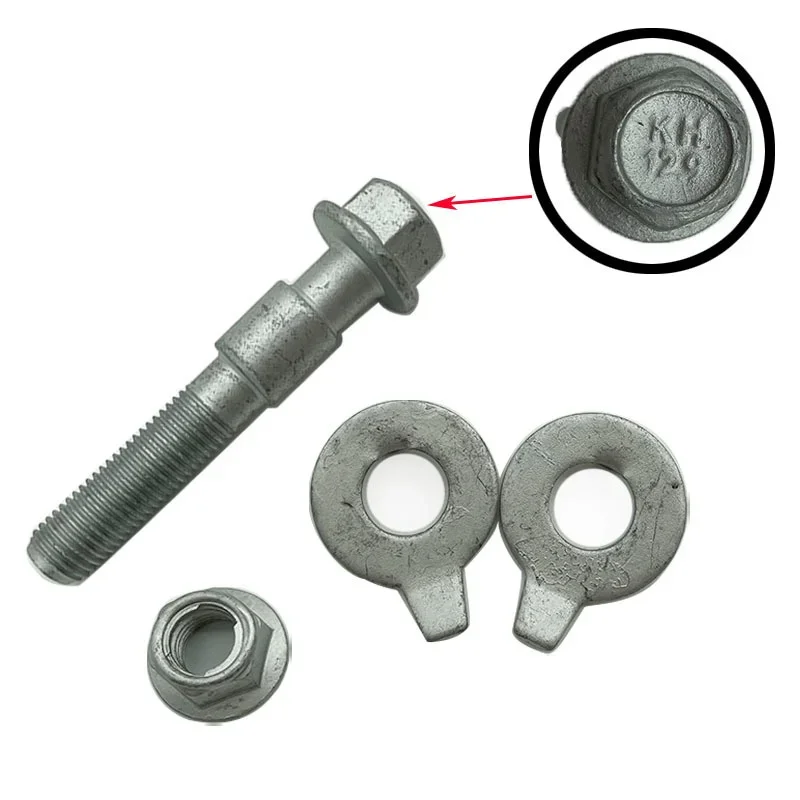 2x 12,9 nivel tornillo Camber tuerca  perno alineación  rueda  coche arco excéntrico herramienta  reparación  ajuste  tornillo 1