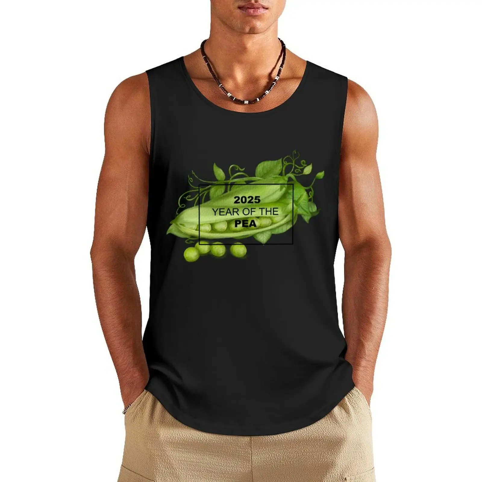 

2025 is the Year of the Pea Tank Top bodybuilding for men Working vest Men's summer vest summer clothes men 2025