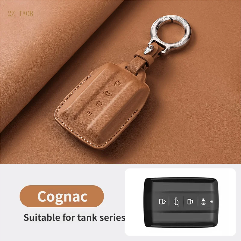 For Tank 300 500 400 700 Premium Goatskin All Inclusive Key Case Genuine Leather Key Set