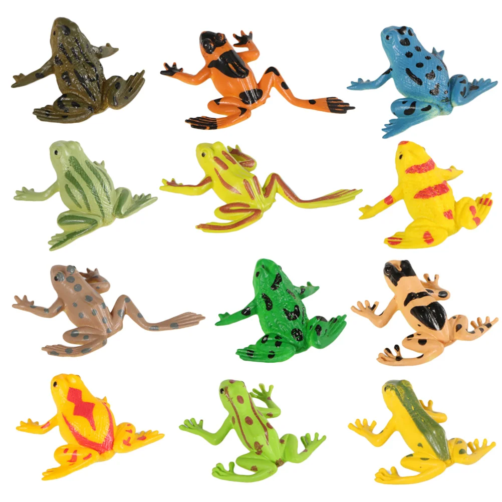 12 Pcs Relief Toy Shape Model Anxiety Plaything Anti-stree Stress Animal Crawling Baby