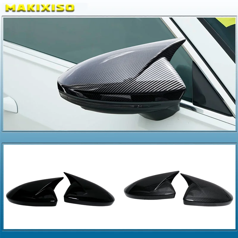 Para audi a6l c8 a6 s6 a7 s7 a8 2019-2025 espelho retrovisor do carro capa asa tampa porta exterior habitação escudo guarnição