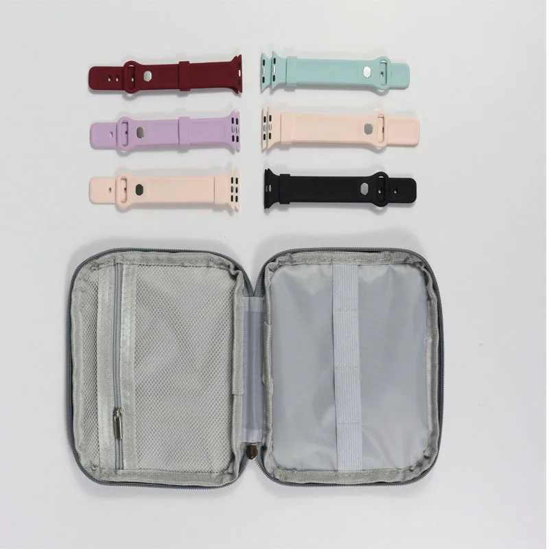 Apple Watch Strap Storage Box, Bolsa de pulseira, Travel Case, Wriststrap Organizer, Smart Watch Band Storage