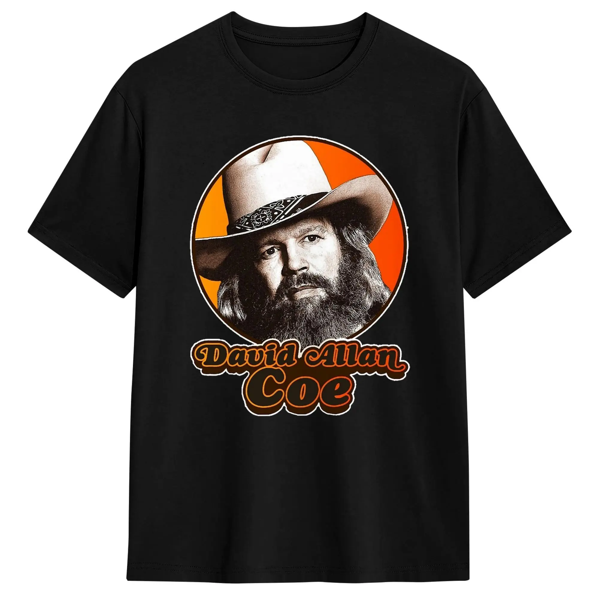 

David Allan Coe T-Shirts for Men Humor Pure Cotton Tees O Neck Short Sleeve T Shirts Graphic Printed Clothing