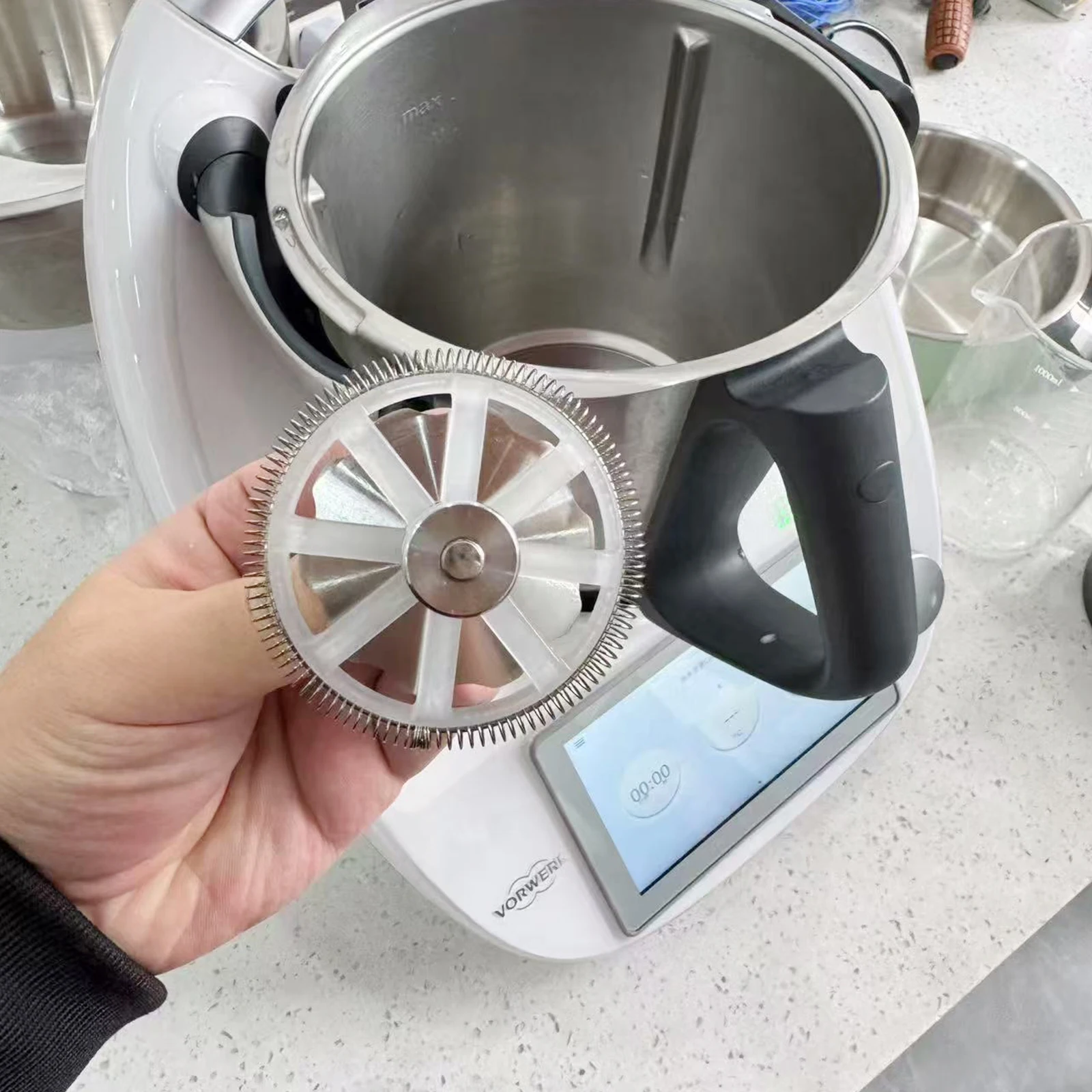 Accesorios para Espumador de Leche para Accesorios para Procesadores de Alimentos Thermomix TM5 TM6 Accesorio para Espumador de Leche