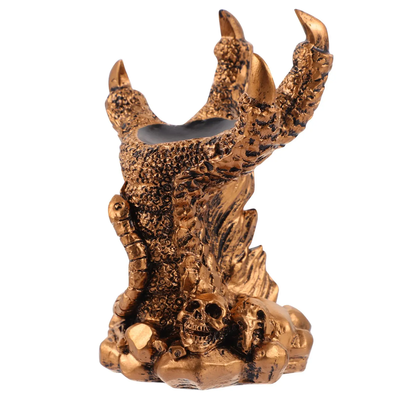 

Resin Dragon Claw Base Sphere Ball Holder Stand Decoration Decorations Trapezoidal