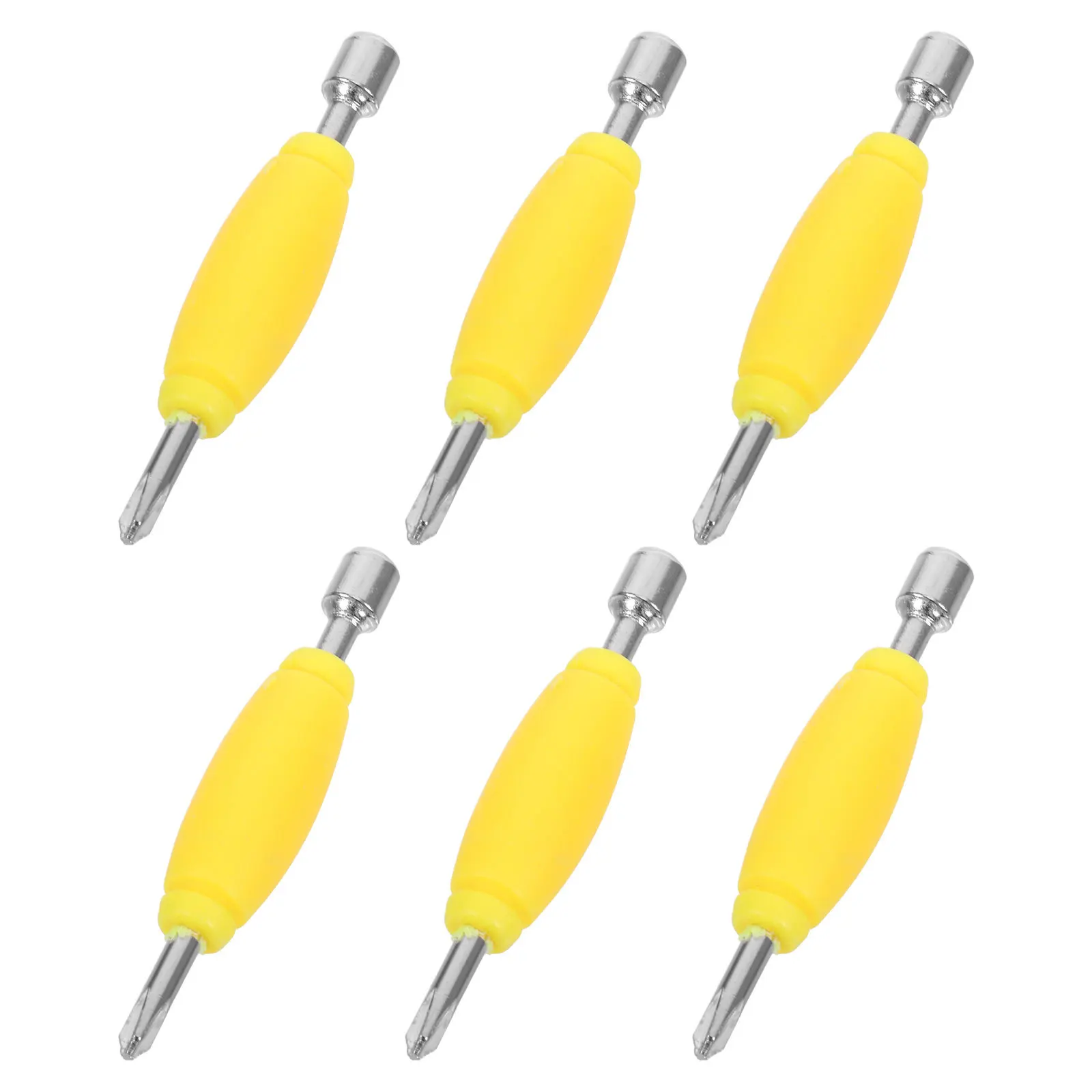 

6 шт., отвертка для грифа, двойной наконечник, мини-металлический инструмент для ремонта кончиков пальцев, аксессуары для скейтборда «сделай сам», ручные инструменты