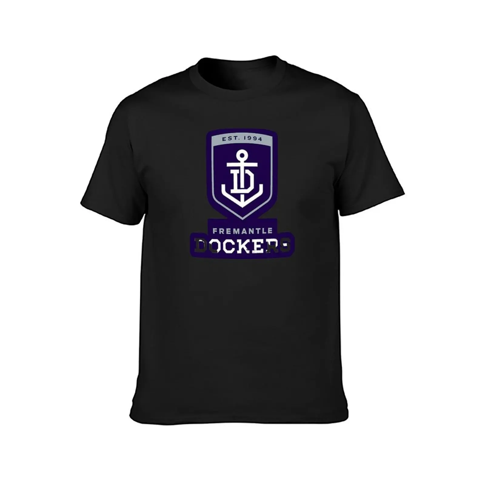 Fremantle Dockers AFL Mask T-Shirt sublime oversized summer tops mens graphic t-shirts hip hop