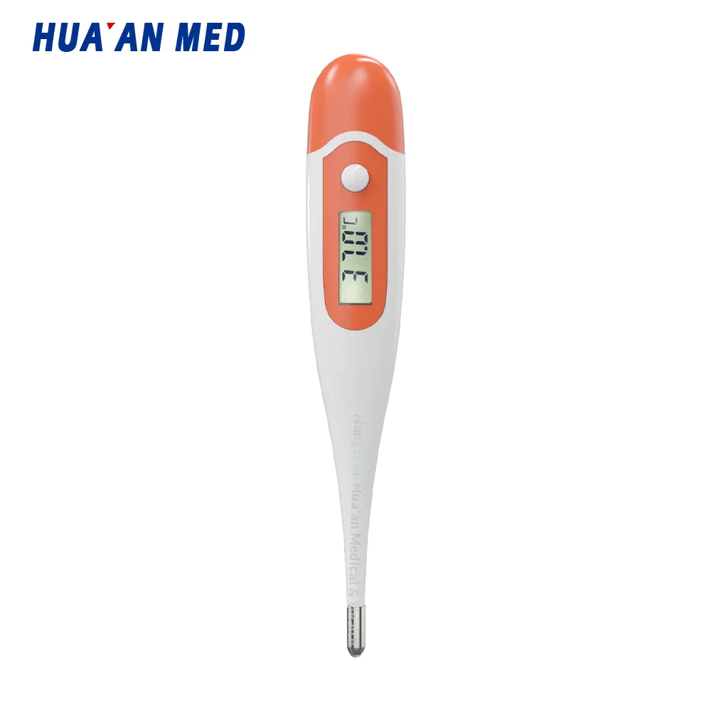 HUA'AN MED Digital Veterinary Thermometer Pet Supply Rectal Fast Thermometer Clinical for Temperature Measuring