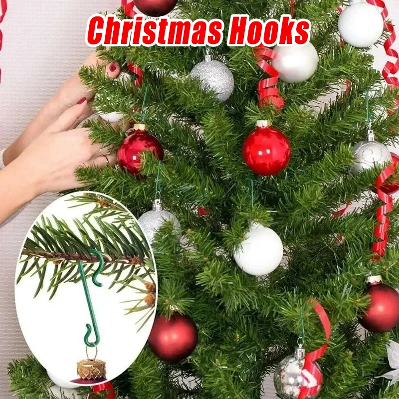 

S Shaped High Quality New Ornament Hooks Christmas Tree Decoration Hangers-Plastic Ornament Hooks Decoration Hanging