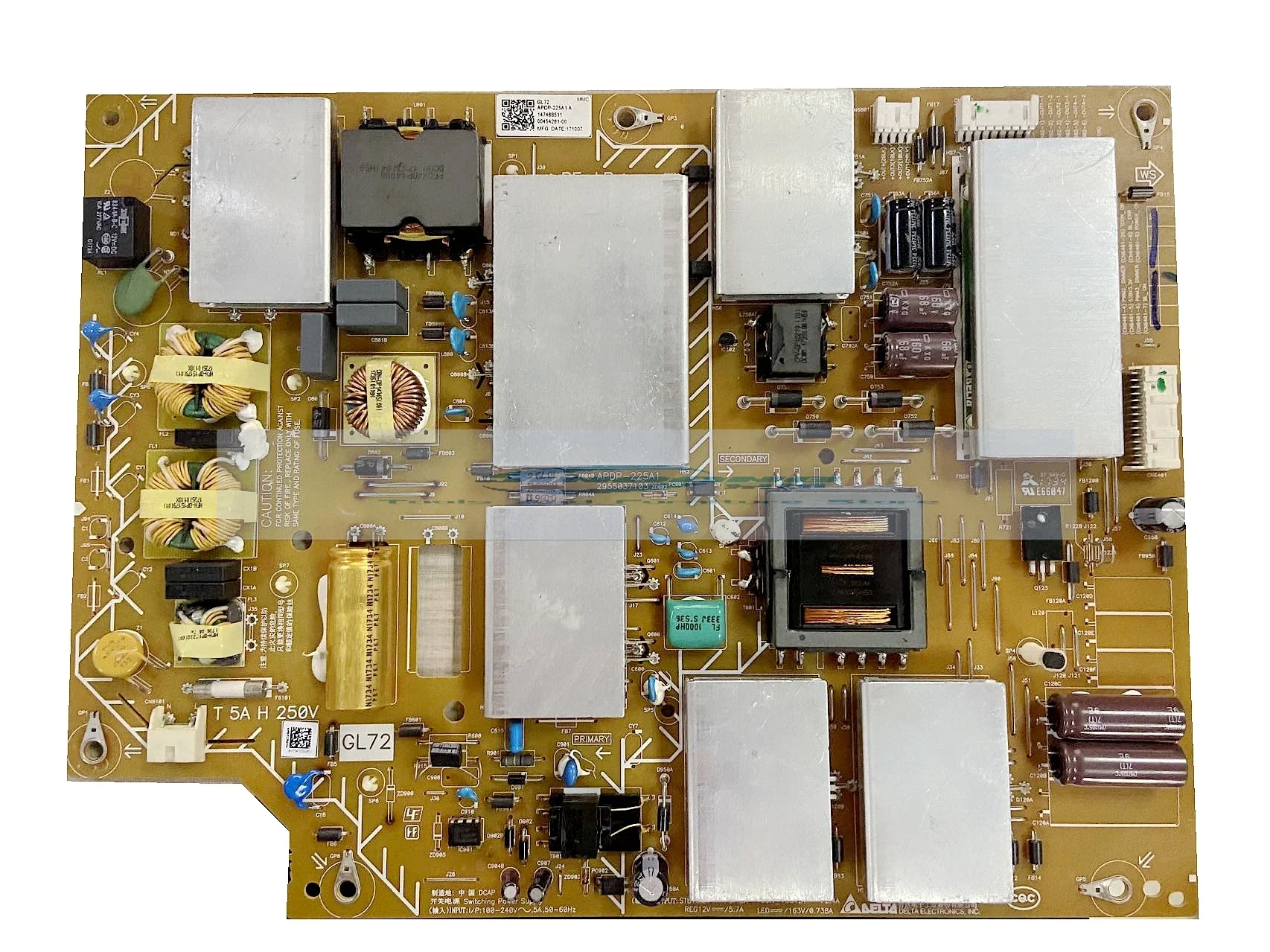 

KD-65X8500E/65X8566E Placa de alimentación LCD APDP-225A1 2955037103