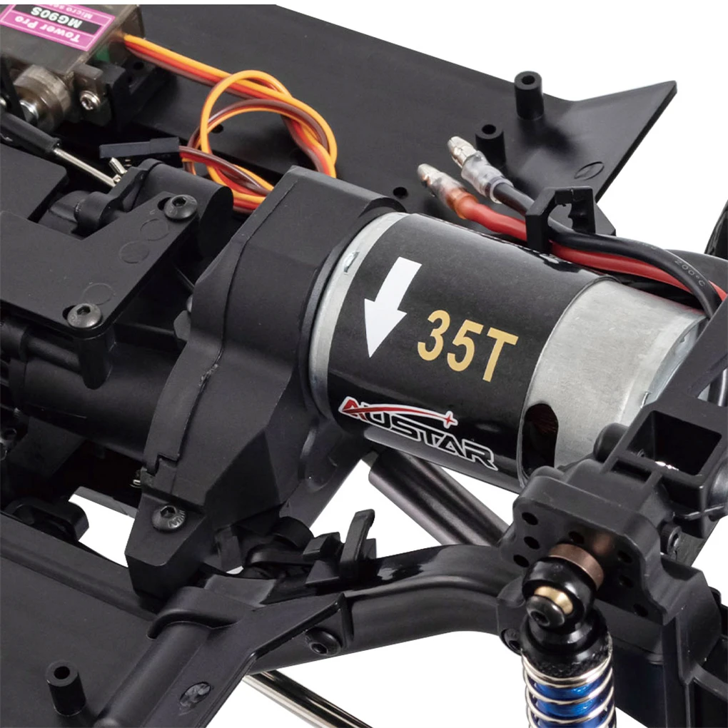 313mm Wheelbase 2-Speed Gearbox RC Frame Chassis with 550 35T Motor for TRAXXAS TRX-4 1/10 RC Crawler Car DIY Parts