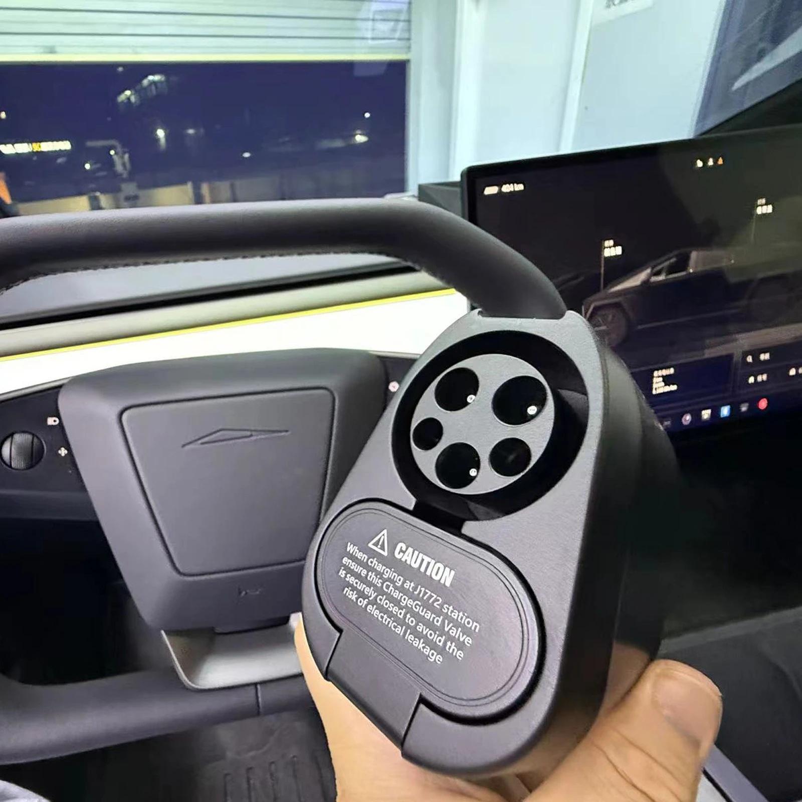 محول CCS1 & J1772-DC للشحن السريع الأمريكي مناسب لمحول محول التيار المتردد Tesla NACS