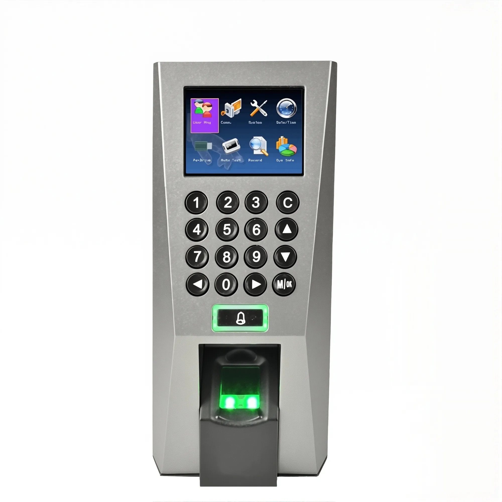ZKT Eco F18 Fingerprint Access Control Terminal Standalone Time Attendance Free Software Wiegand TCP IP 125KHz EM Card