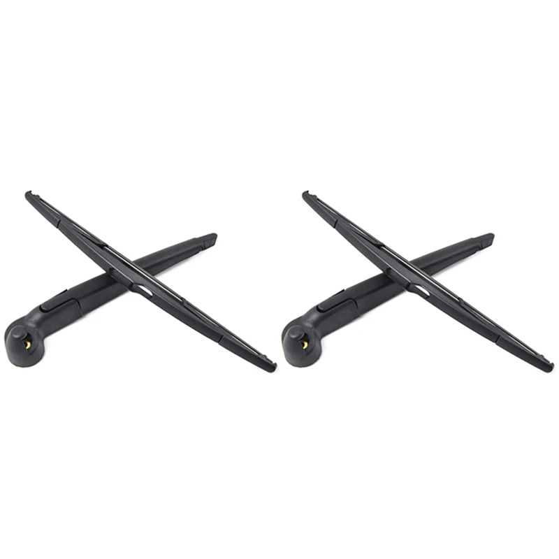 2X Rear Wiper Arm Blade Assembly - For Jeep Wrangler JK 2007-2016