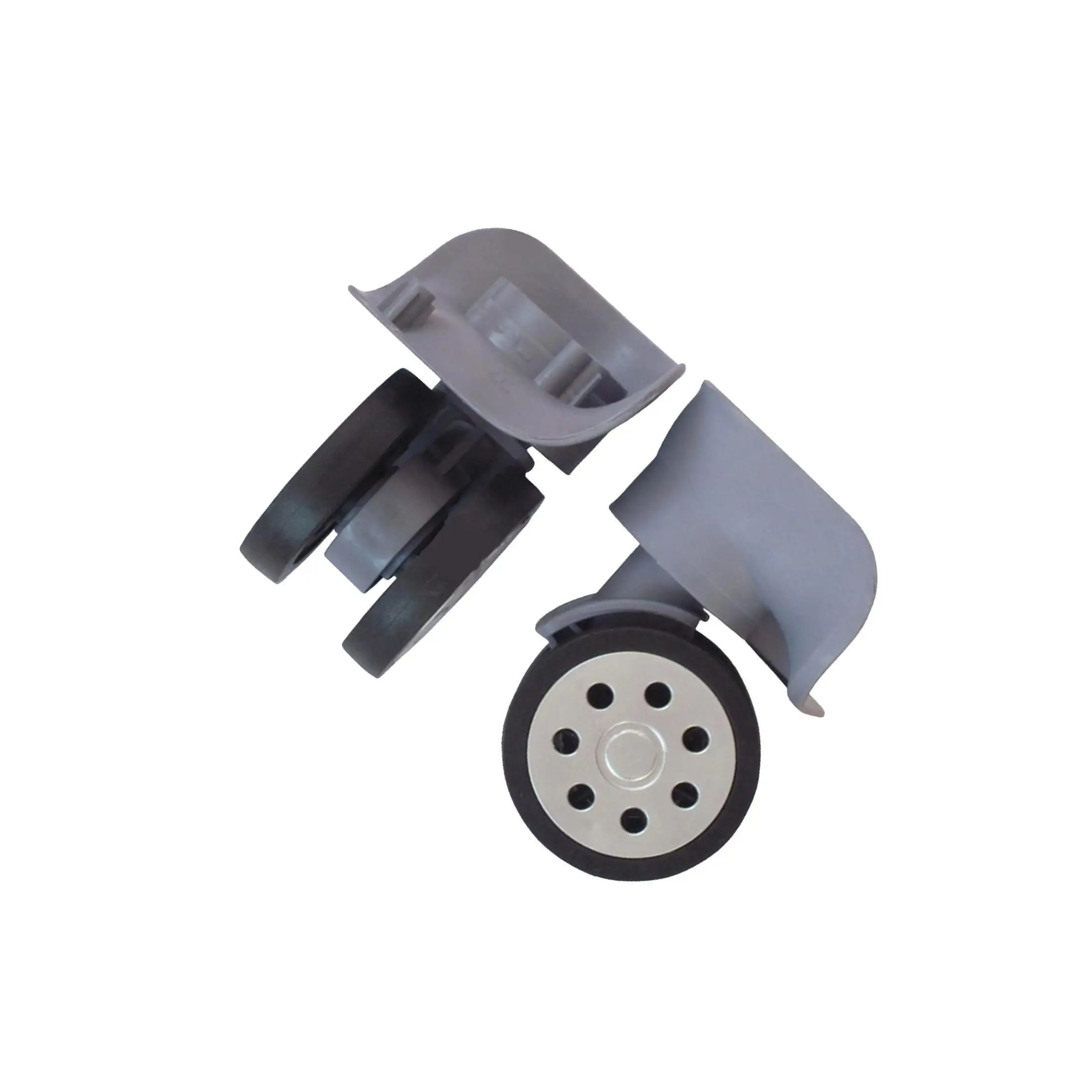 

Luggage Replacement Wheels Trolley Case Suitcase Wheels Swivel Wheel Casters Gray