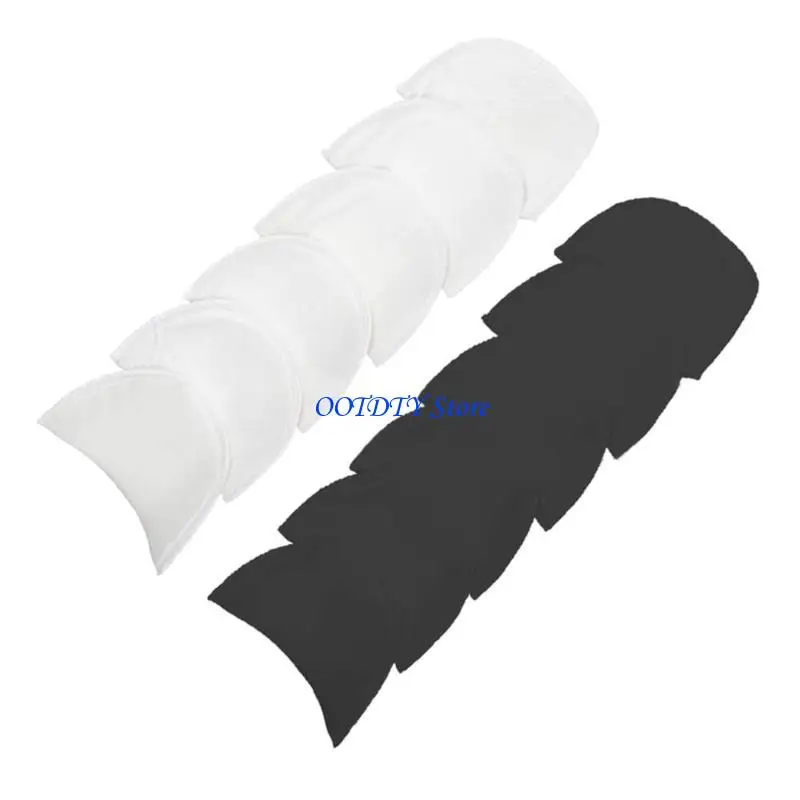 

367A 5 Pairs 15x9cm Shoulder Pad Sewing Shoulder Pad Sponge Shoulder Pad