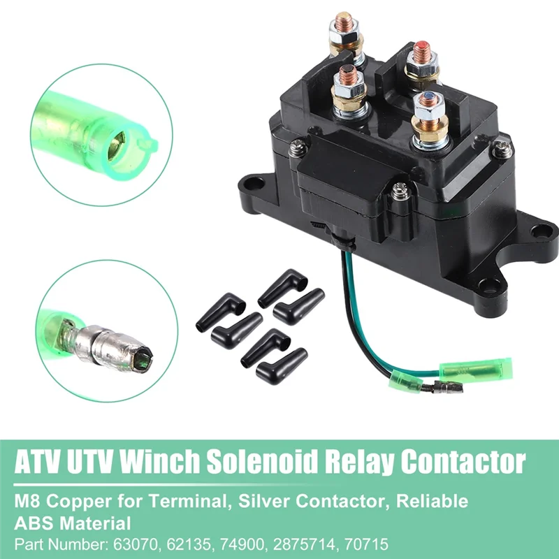 

Winch Solenoid Relay Contactor Rocker Kit Winch Solenoid Relay Contactor & Winch Rocker Thumb Switch Combo ATV Accessories-Boom