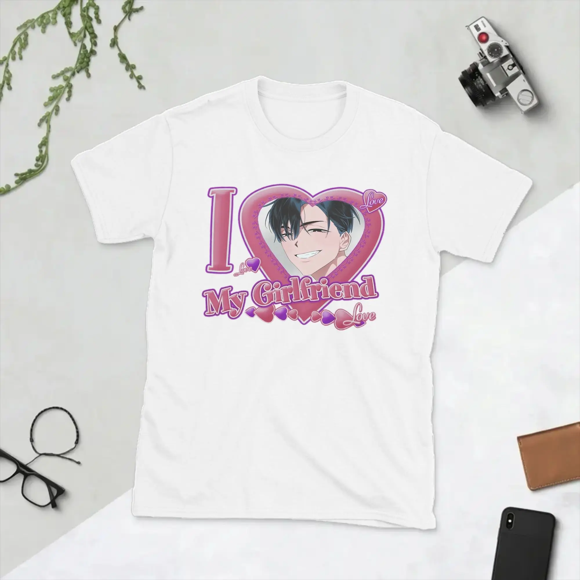 Alien Stages Ivan I Love My Girlfriend T-Shirts for Men Round Collar Pure Cotton T Shirts  Short Sleeve Tee Shirt Clothing