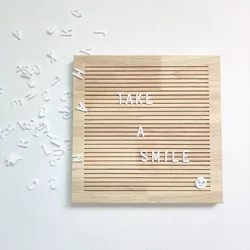 New Children's Solid Oak Round Lettering Boards Room Baby Photo Prop Wooden Felt Letter Board Nordic Wood Decorative