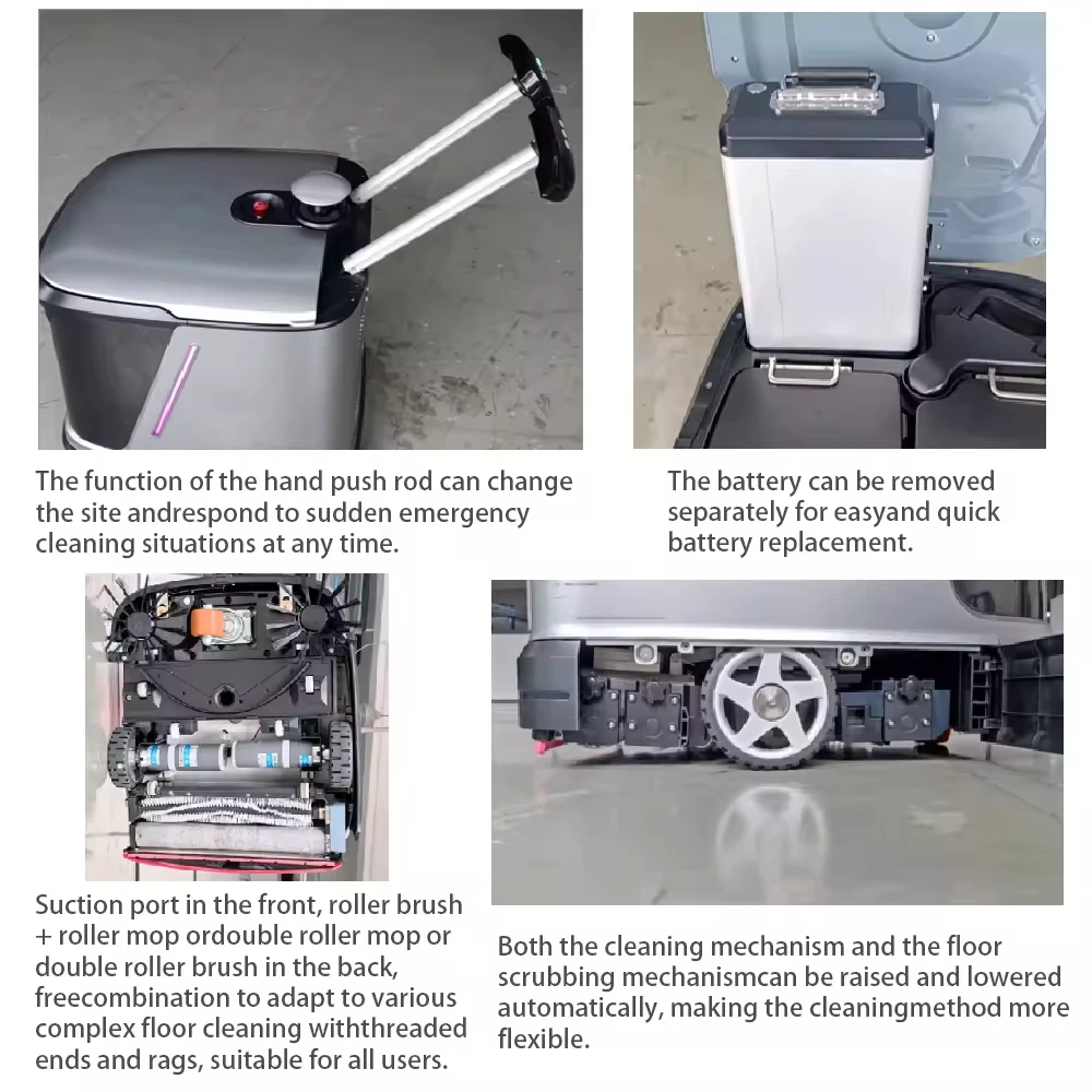 Autonomous Electric New Industrial Vacuum Cleaning Robot Service Commercial Intelligent Cleaner