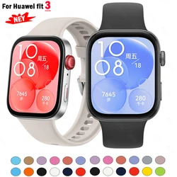 Watchbands for huawei watch fit 3 strap sport silicone official 1:1 Smartwatch bracelet for huawei fit3 correas Belt Accesorios