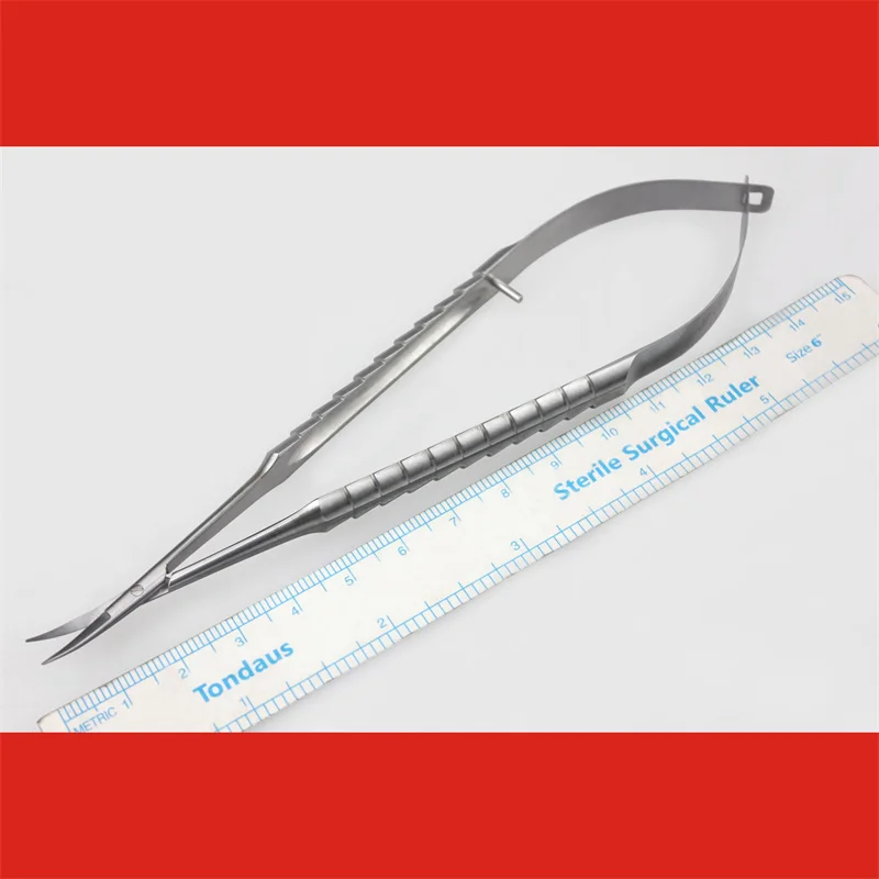 Microscopic Cutting of Golden Bell Medical Sliding Elbow Opening Teeth Anti slip Wave Handle Small Blood Vessel Soft Tissue Expr