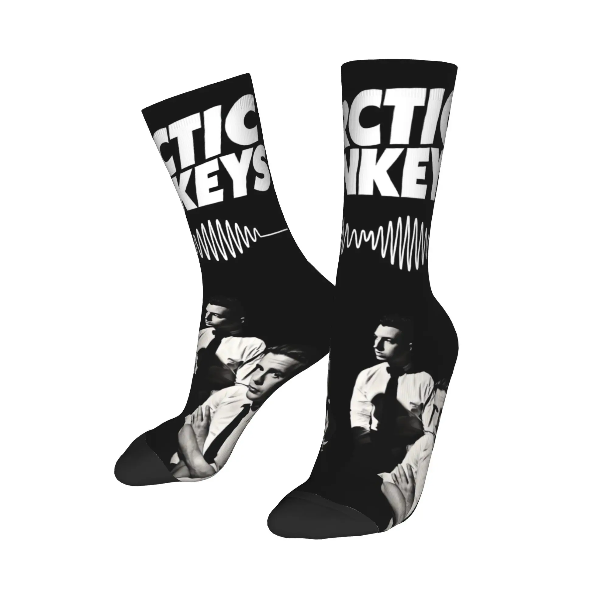 Rock Band Arctic Monkeys Socks  Retro Stockings Winter Non Slip Adults Men Socks Warm Soft Graphic Running Socks view 3