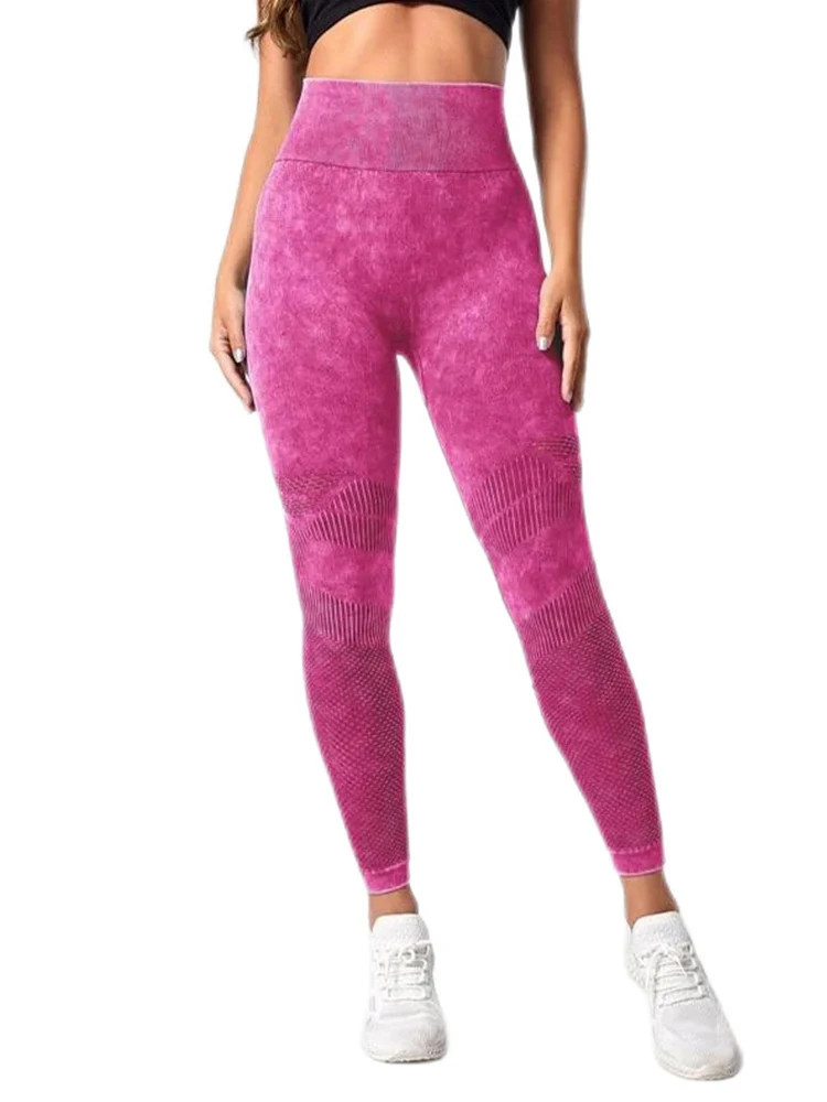 

Yoga Basic Tie Dye Tummy Control Sports Leggings