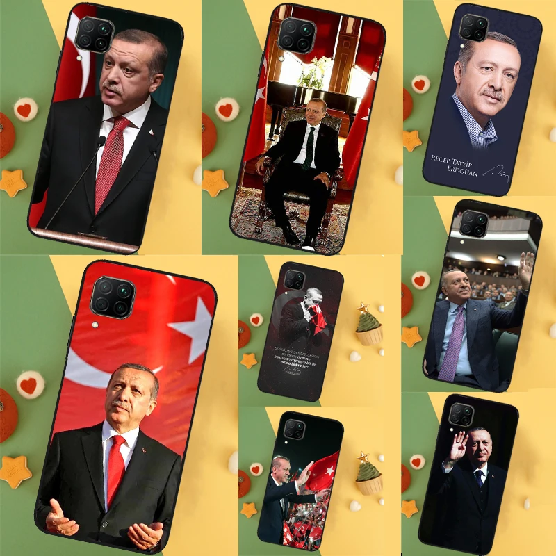 President Turkey Recep Tayyip Erdogan Case For Huawei Nova Y91 Y61 Y60 Y70 Y90 Nova 9 SE 10 11i 8i 3i P20 P30 Pro P40 Lite Cover