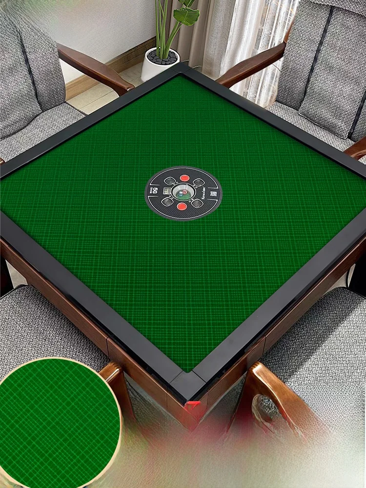 Thickened Self-Adhesive Mahjong Table Cover Automatic Mahjong Machine Desktop Pad Noise Reduction Cloth New Leisure Place