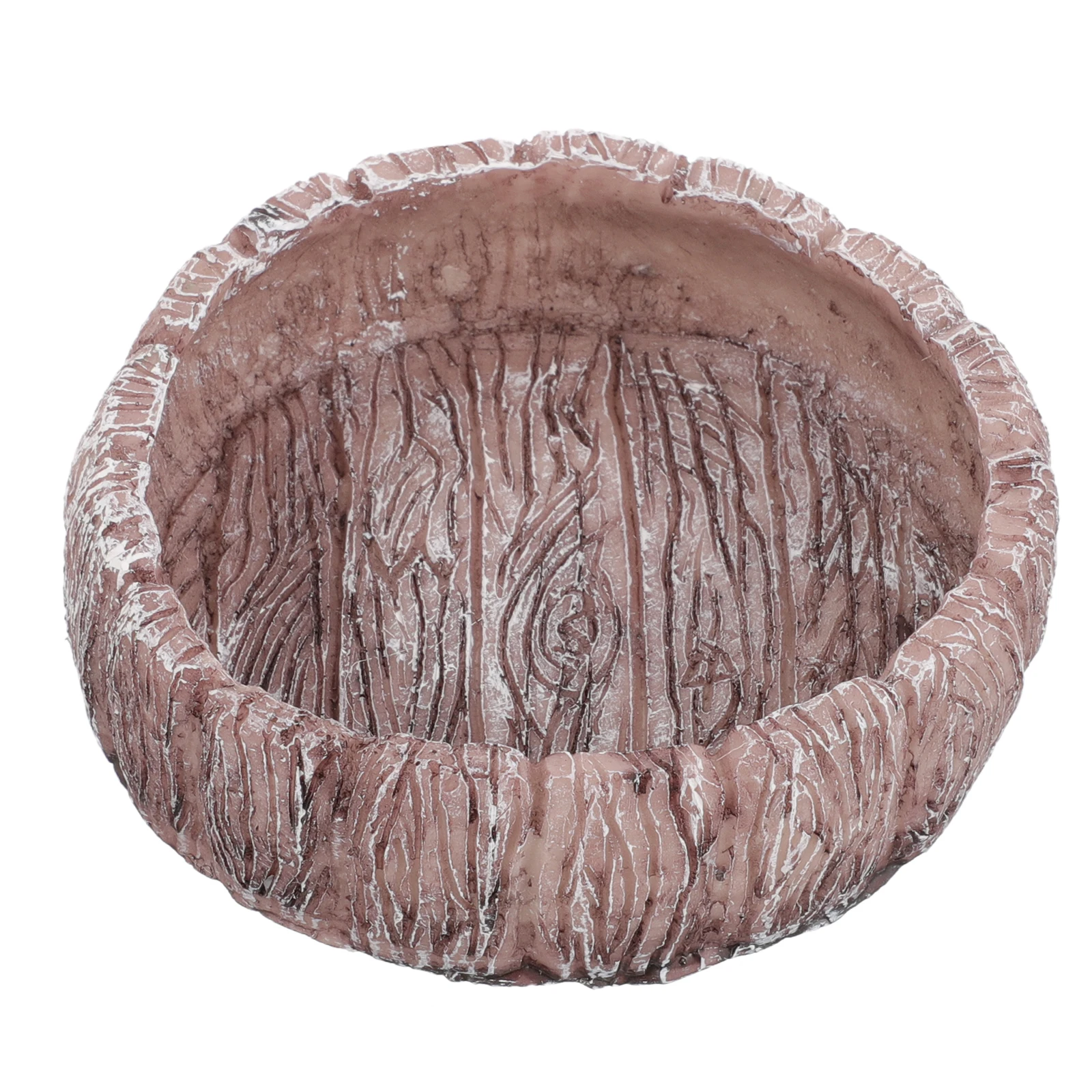 

Grey Turtle Disc Reptile Food Dish Durable Resin Material Snake Water Bowl Lizard Feeder Tortoise Drinking Feeding Pet Supplies