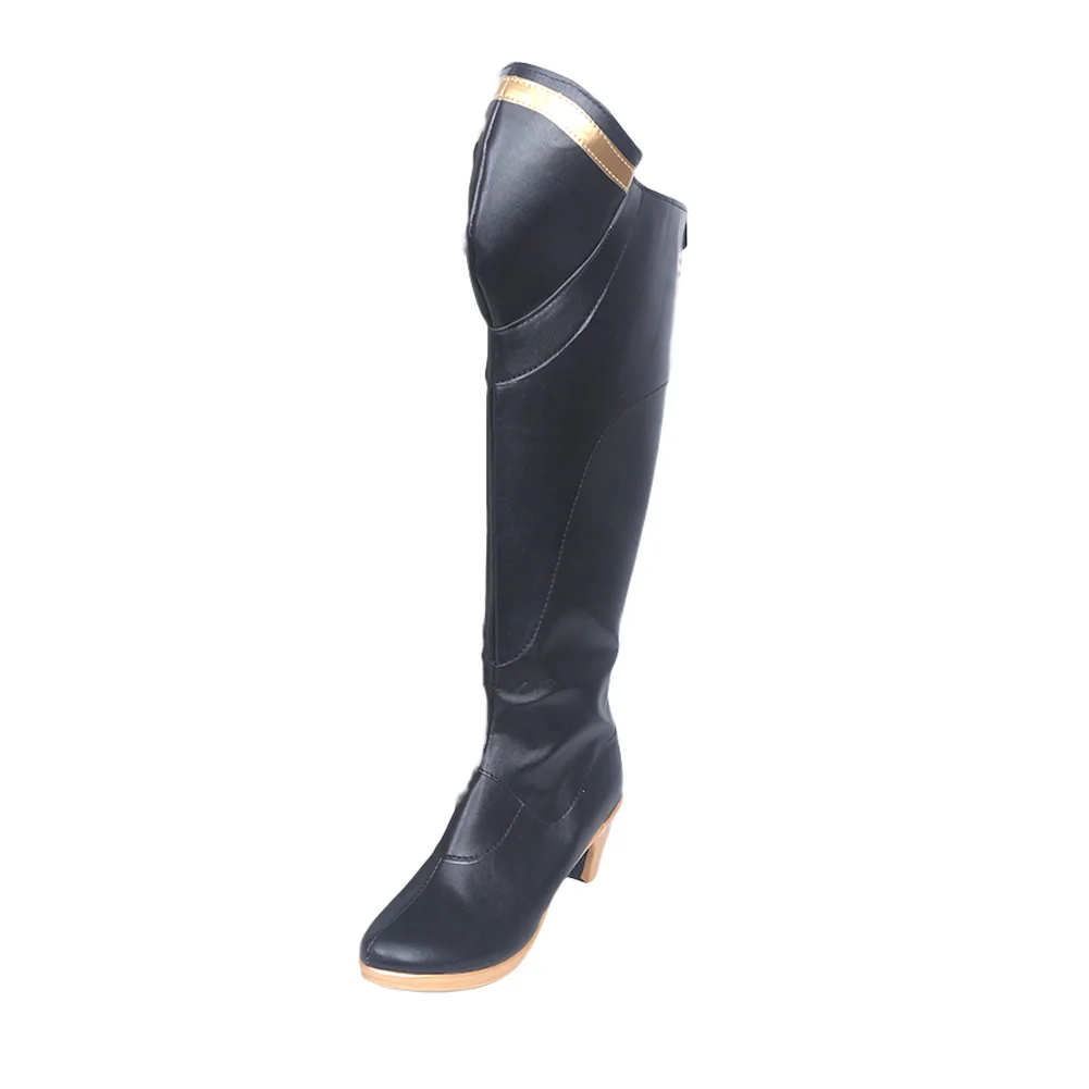 Brdwn Owatch frauen Barmherzigkeit Angela Ziegler-natta-typ Cosplay Lange Stiefel Nach High-Heels Schuhe