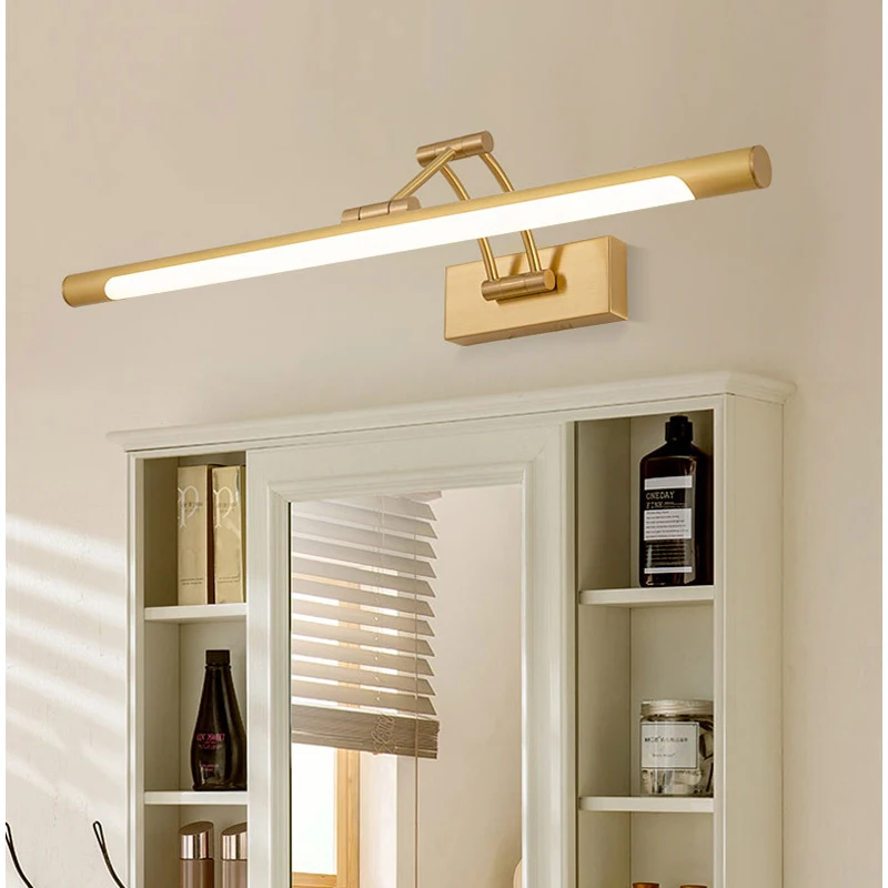 LED Linear Banheiro Vanity Light, Espelho Front Lamp, Barra de parede, Luminária Sobre Espelho, Luzes de Maquiagem Moderna