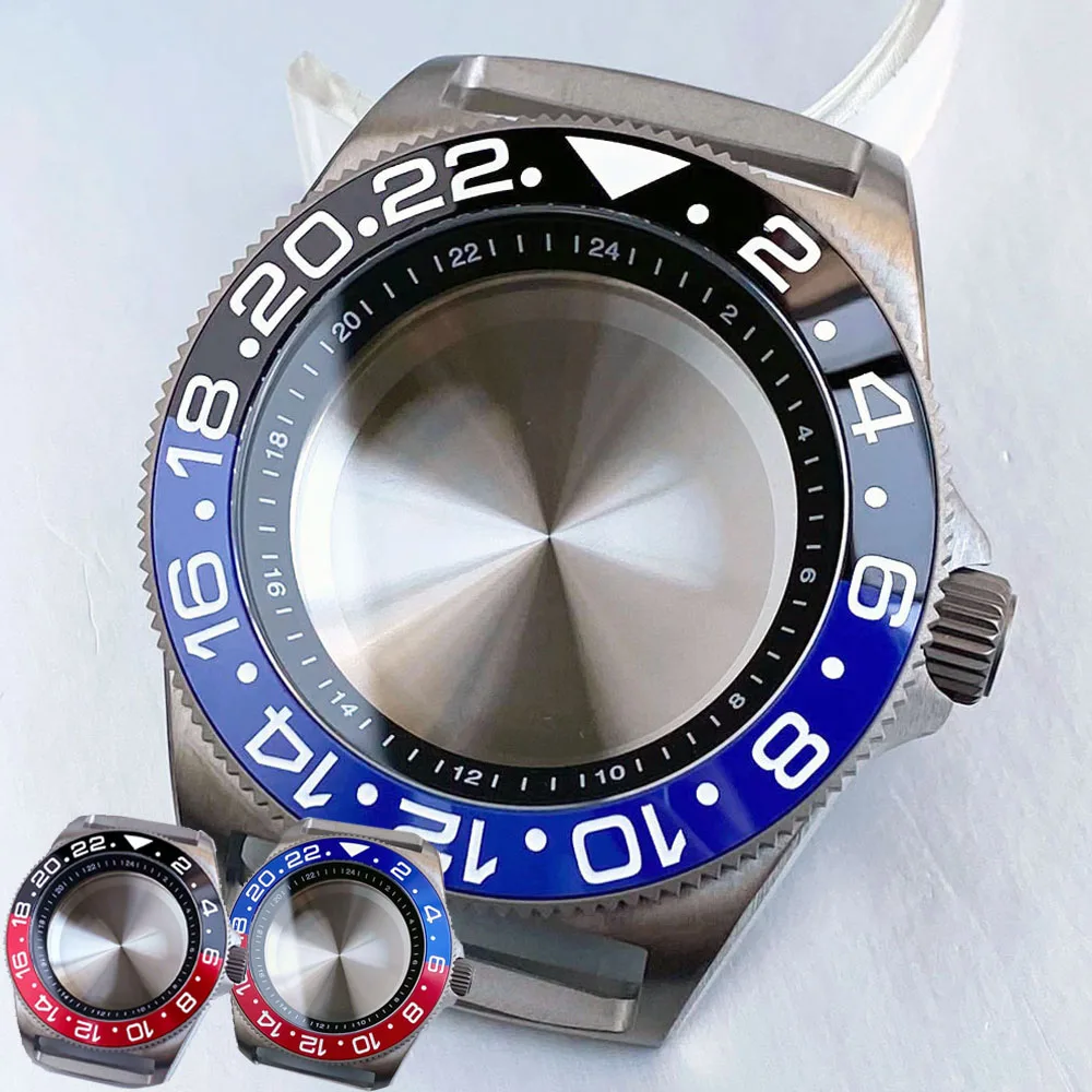 42mm-tattico-rana-dive-titanio-cassa-dell'orologio-vetro-zaffiro-200m-impermeabile-fit-nh35-nh34-gmt-24-ore-capitolo-anello-orologio-parte